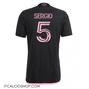 Inter Miami Sergio Busquets #5 Seconda Maglia 2024-25 Manica Corta